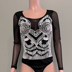 Nite and Day Bodysuit. Very Classy, but Sexy!  Size S. Great Fit!